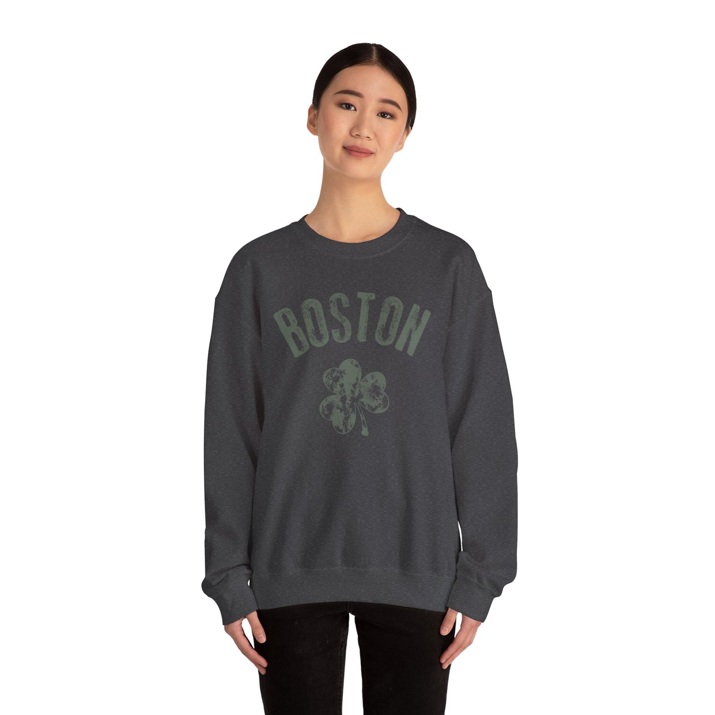 Boston Unisex Heavy Blend Crewneck Sweatshirt