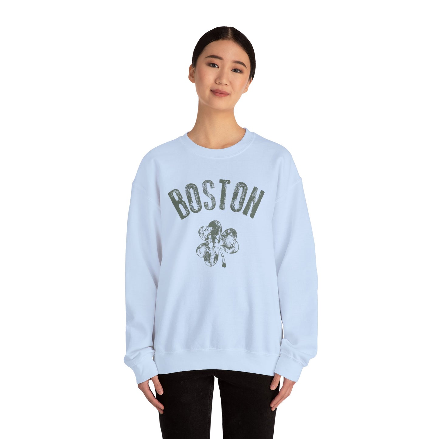 Boston Unisex Heavy Blend Crewneck Sweatshirt