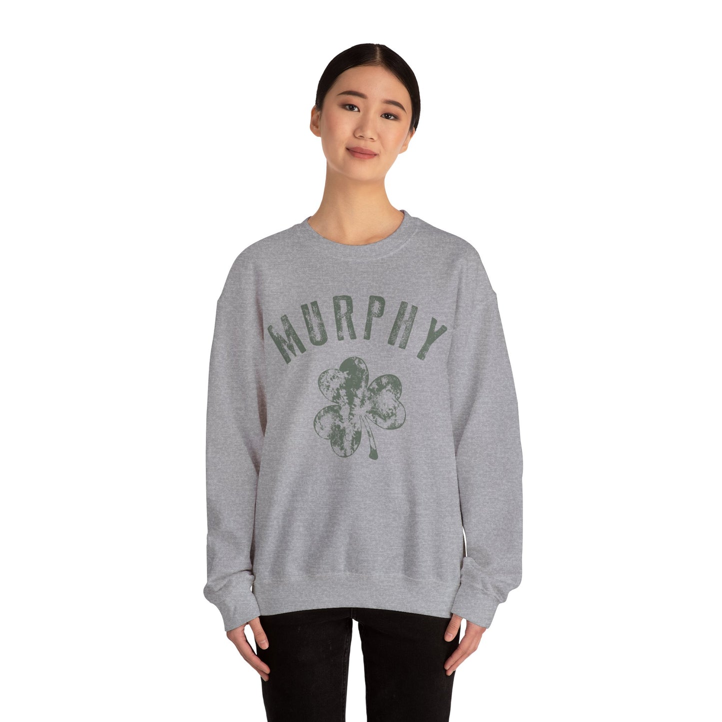 Murphy Green Unisex Heavy Blend Crewneck Sweatshirt