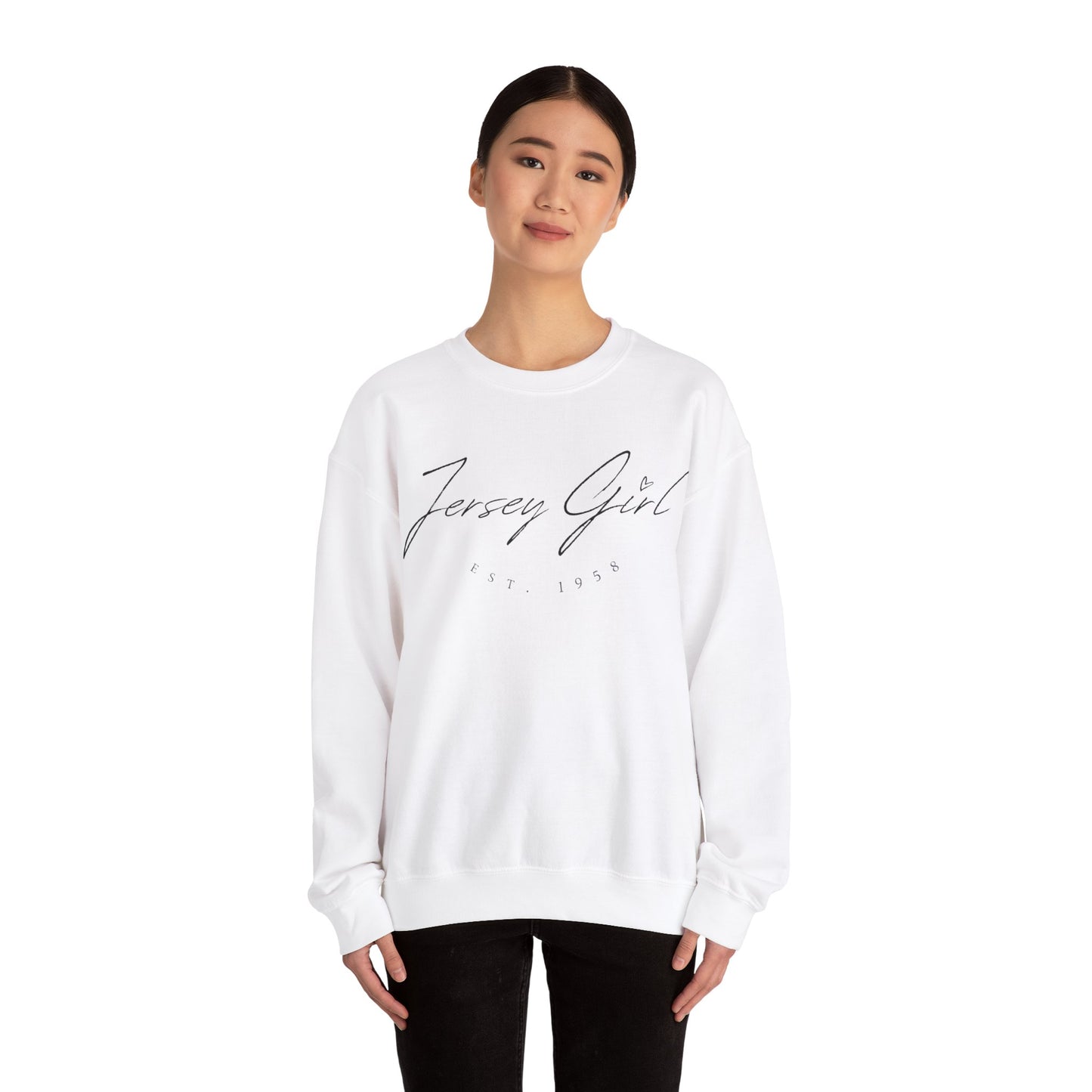 Jersey Girl 1958 Unisex Heavy Blend™ Crewneck Sweatshirt