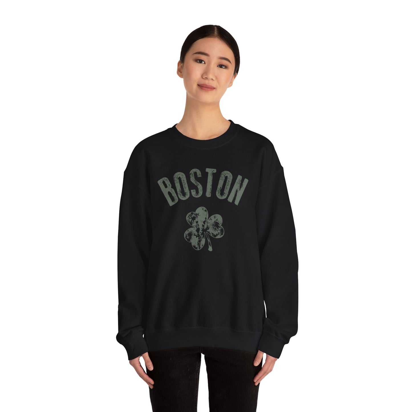 Boston Unisex Heavy Blend Crewneck Sweatshirt