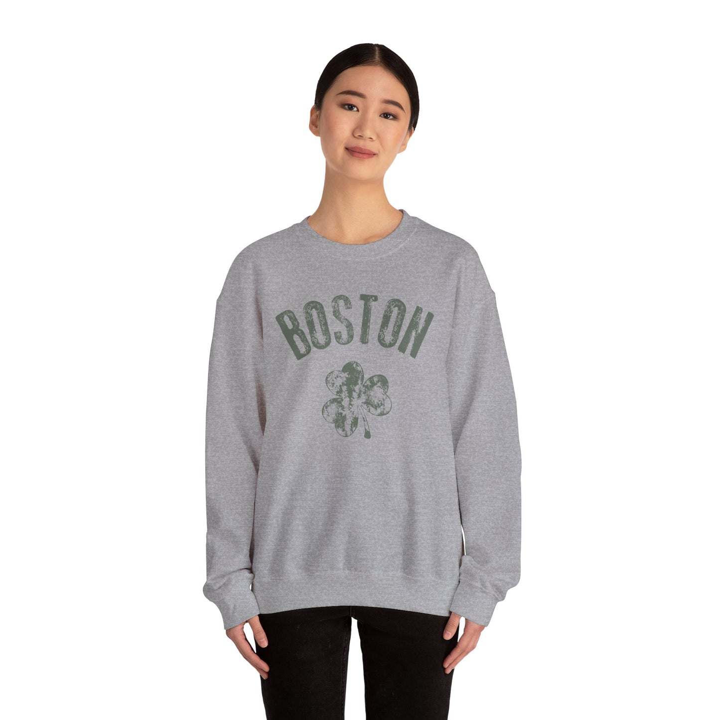 Boston Unisex Heavy Blend Crewneck Sweatshirt