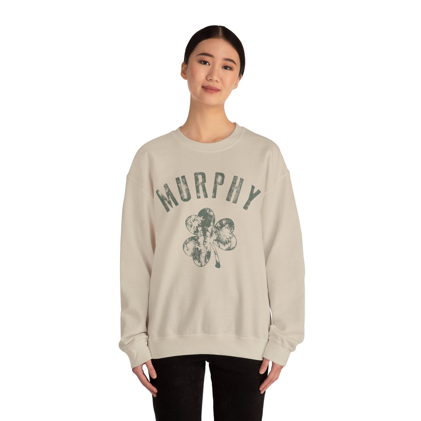 Murphy Green Unisex Heavy Blend Crewneck Sweatshirt