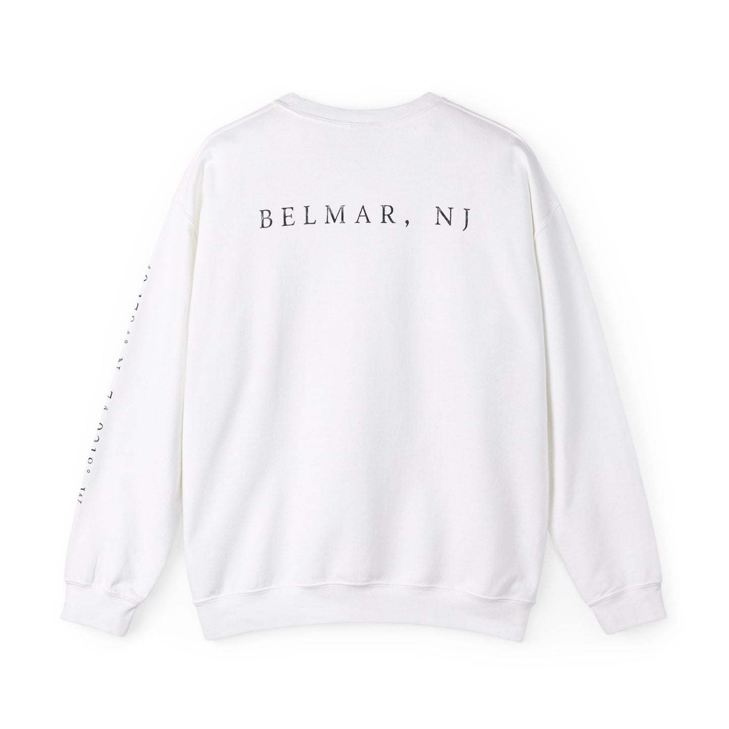 Custom Jersey Girl Shirt Personalized Town Birthday Jersey Shore Coordinates Gift for Jersey Girl Crewneck Sweatshirt